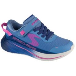 Buty sportowe Sneakersy dziewczęce, Wave 92 - Imara Lite. Niebieskie buty sportowe dziewczęce Skechers, bez wzorów, bez zapięcia, trekkingowe. Za 199.99 zł.