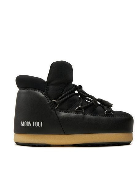 Moon Boot Śniegowce Evx Pumps Nylon 80D1470020 Czarny. Czarne śniegowce i trapery damskie Moon Boot, z nylonu. Za 539.99 zł.