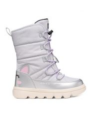 Geox Śniegowce J Willaboom Girl B Abx J66HWA 0FUNF C1239 S Szary jasny. Szare buty zimowe dziewczęce Geox, bez wzorów, z materiału, bez zapięcia. Za 389.99 zł.