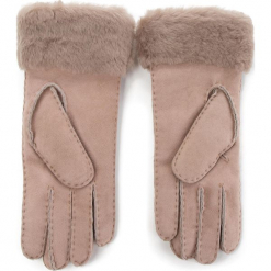 Rękawiczki Damskie EMU AUSTRALIA - Apollo Bay Gloves Mushroom. Szare rękawiczki damskie Emu Australia, ze skóry. W wyprzedaży za 279.00 zł.