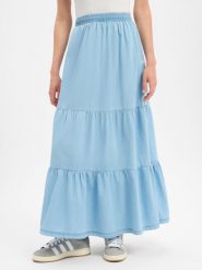 Adidas Originals spódnica maxi Kobiety Bawełna (100%) niebieski, S. Niebieskie spódnice damskie adidas Originals, s, bez wzorów, z bawełny, maxi. Za 279.95 zł.