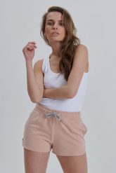 SPODENKI STELLA JASNO RÓŻOWE M - Flawless. Czerwone szorty sportowe damskie Flawless, m, bez wzorów, z bawełny, casualowe, trekkingowe. Za 48.00 zł.