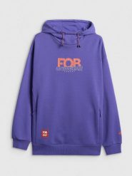 4F Bluza dresowa nierozpinana z kapturem męska - fioletowa L. Fioletowe bluzy męskie 4f, l, bez wzorów, z dresówki, z kapturem. Za 249.99 zł.