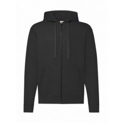Męska Klasyczna Bluza Z Kapturem. Czarne bluzy męskie Fruit of the Loom, m, bez wzorów, z kapturem. Za 142.99 zł.