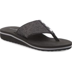 Japonki TOMMY HILFIGER - Elevated Metallic Beach Sandal FW0FW02393 Black 990. Czarne klapki damskie Tommy Hilfiger, z materiału. W wyprzedaży za 129.00 zł.