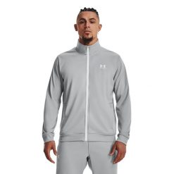 Bluza męska Under Armour Sportstyle Tricot. Szare bluzy męskie Under Armour, l, bez wzorów, bez kaptura. Za 257.05 zł.