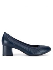 Lasocki Czółenka WYL4060-1Z Granatowy. Niebieskie czółenka damskie Lasocki, bez wzorów, ze skóry, bez obcasa, bez zapięcia. Za 199.99 zł.