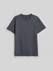 4F T-shirt regular z nadrukiem męski - szary 3XL. Szare t-shirty męskie 4f, m, bez wzorów, z bawełny, klasyczne, bez kołnierzyka. Za 59.99 zł.