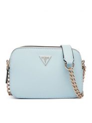 Guess Torebka Noelle II HWZG96 72140 Niebieski jasny. Niebieskie torebki do ręki damskie Guess, z aplikacjami, ze skóry, wizytowe, bez dodatków. Za 549.99 zł.