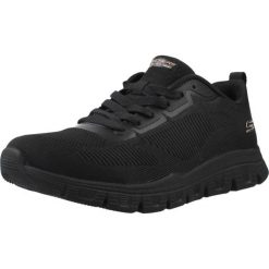 Buty SKECHERS BOBS B LITE Czarny. Czarne obuwie sportowe damskie Skechers, bez wzorów, z syntetyku, na fitness i siłownię. Za 249.99 zł.