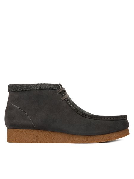 Clarks Trzewiki WallabeeEVO BT 26183994 Szary. Szare botki męskie Clarks, bez wzorów, ze skóry, bez zapięcia. Za 569.99 zł.