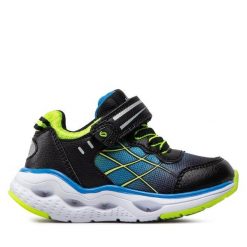 Sneakersy Leaf. Niebieskie półbuty chłopięce Leaf, bez wzorów, bez zapięcia. Za 189.99 zł.