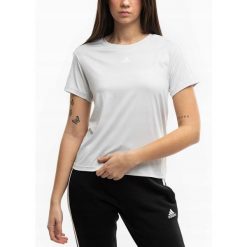 Adidas koszulka Kobieta t-shirt bluzka sportowa wygodna Essentials roz. M. Brązowe koszulki sportowe damskie Adidas, m, bez wzorów, bez kołnierzyka, bez ramiączek, na fitness i siłownię. Za 111.00 zł.