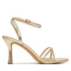 Sandały Aldo. Żółte sandały damskie Aldo, bez wzorów, bez obcasa, na szpilce, bez zapięcia. Za 379.99 zł.