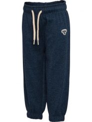 Hummel Spodnie dresowe hmlMINI LOOSE DNM BEE z bawełny organicznej – DRESS BLUES. Niebieskie spodnie dresowe damskie Hummel, bez wzorów, z bawełny. Za 154.29 zł.