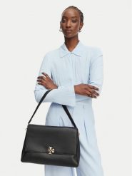 Tory Burch Torebka Charlie 180727 Czarny. Czarne torebki do ręki damskie Tory Burch, bez wzorów, ze skóry, bez dodatków. Za 3,029.00 zł.