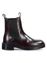 Gant Sztyblety 31541129 Brązowy. Brązowe botki damskie GANT, ze skóry, bez obcasa, na płaskiej podeszwie, bez zapięcia. Za 759.99 zł.