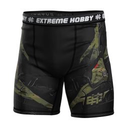 Spodenki Vale Tudo do MMA męskie EXTREME HOBBY IRON FORCE. Brązowe krótkie spodenki sportowe męskie EXTREME HOBBY, m, bez wzorów, z elastanu. Za 179.00 zł.