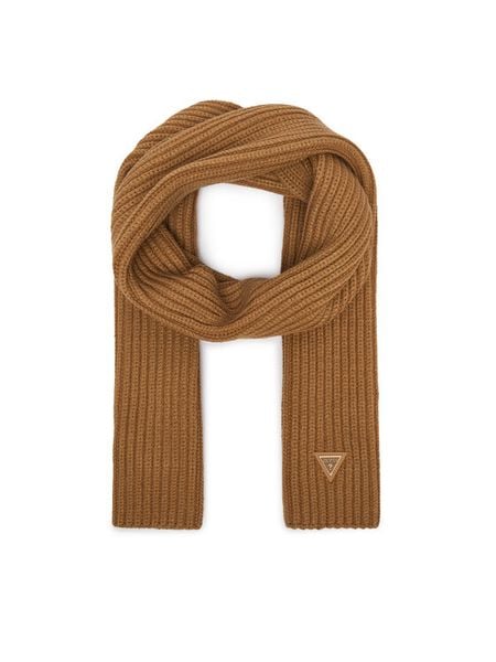 Guess Szalik AW5624 VIS03 Brązowy. Brązowe czapki i kapelusze damskie Guess, z aplikacjami. Za 234.99 zł.