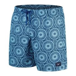 Spodenki szorty męskie Speedo Print Leis. Niebieskie krótkie spodenki sportowe męskie Speedo, m, bez wzorów, z lycry. Za 181.98 zł.