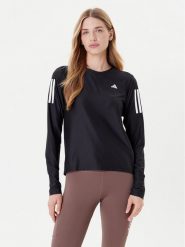 Adidas Koszulka techniczna Own The Run IN1568 Czarny Regular Fit. Czarne koszulki sportowe damskie Adidas, xs, bez wzorów, z syntetyku, bez kołnierzyka, bez ramiączek, do biegania. Za 179.99 zł.