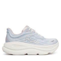 Buty do biegania Hoka. Niebieskie obuwie sportowe damskie HOKA, bez wzorów, do biegania. Za 799.99 zł.