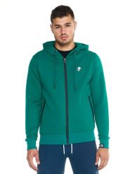 Bluza z kaptur na outdoor na co dzień. Czarne bluzy męskie LEONE 1947 APPAREL, xl, bez wzorów, bez kaptura, na fitness i siłownię. Za 168.36 zł.