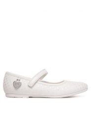 Primigi Baleriny 7928533 D Biały. Białe baleriny dziewczęce Primigi, bez wzorów, z materiału, bez zapięcia. Za 149.99 zł.