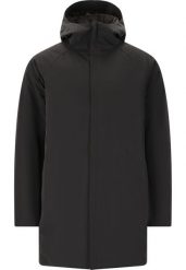Parka SOS Boiwa. Czarne parki męskie SOS, l, bez wzorów, z materiału, eleganckie, bez kaptura. Za 968.50 zł.
