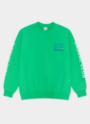 Zielona bluza oversize z okrągłym dekoltem C22SF-2B-002-Z-0. Zielone bluzy męskie Pako Lorente, m, bez wzorów, z bawełny, bez kaptura. Za 59.99 zł.