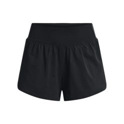 Damskie Szorty z tkaniny 2 w 1 Under Armour Flex. Czarne obuwie sportowe damskie Under Armour, l, bez wzorów, z elastanu, sportowe, na fitness i siłownię. Za 258.50 zł.