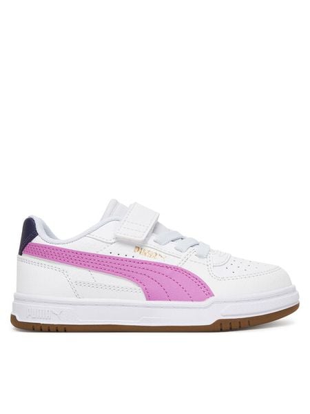 Puma Sneakersy Caven III 406239 Biały. Białe buty sportowe dziewczęce Puma, bez wzorów, ze skóry, bez zapięcia. Za 152.99 zł.