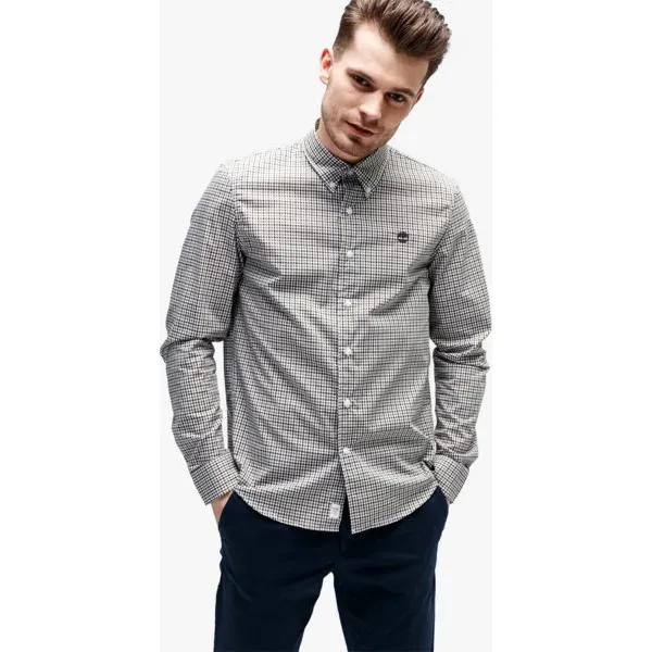 Timberland Koszula Ls Suncook River Gingham Dobby , zielony, rozmiar XXL. Zielone koszule męskie Timberland, m, bez wzorów, z bawełny, klasyczne, bez kołnierzyka, bez ramiączek. W wyprzedaży za 229.99 zł.