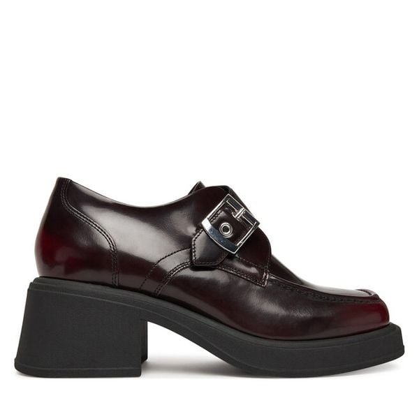 Półbuty Vagabond Shoemakers. Czerwone półbuty damskie Vagabond Shoemakers, bez wzorów, bez obcasa, na obcasie, bez zapięcia. Za 539.99 zł.