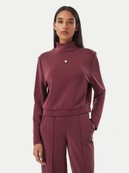 Guess Bluza V4YQ05 KCAY2 Bordowy Regular Fit. Czerwone bluzy damskie Guess, xl, z aplikacjami, z syntetyku, bez kaptura. Za 324.99 zł.