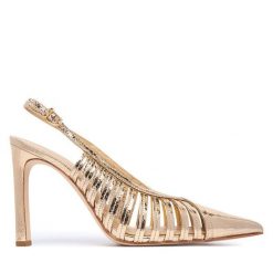 Szpilki MICHAEL Michael Kors. Żółte szpilki damskie MICHAEL Michael Kors, bez wzorów, bez obcasa, bez zapięcia. Za 789.99 zł.