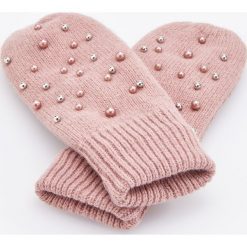 Rękawiczki z koralikami - Różowy. Czerwone rękawiczki damskie Reserved. Za 49.99 zł.