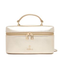 Torebka Furla. Żółte torebki do ręki damskie Furla, bez wzorów, klasyczne, bez dodatków. Za 1,039.00 zł.