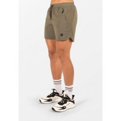 Colton Szorty - zielony. Zielone krótkie spodenki sportowe męskie GORILLA WEAR, bez wzorów, na fitness i siłownię. Za 168.00 zł.