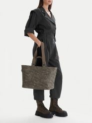 G-Star Raw Torebka EO-LDA8423C Szary. Szare torebki do ręki damskie G-Star Raw, bez wzorów, z materiału, retro, bez dodatków. Za 329.99 zł.