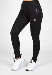 Rochelle Track Spodnie - Czarny. Czarne spodnie sportowe damskie GORILLA WEAR, s, bez wzorów, z poliesteru, na fitness i siłownię. Za 232.00 zł.
