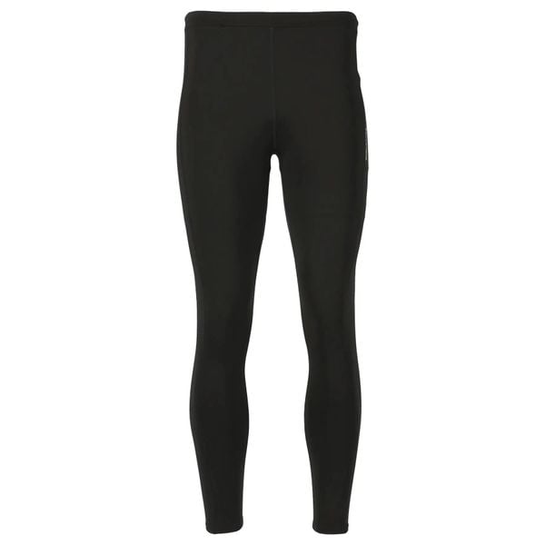 Legginsy Endurance Strong Long Run. Czarne legginsy sportowe męskie Endurance, l, bez wzorów, z materiału, długie, do biegania. Za 159.00 zł.