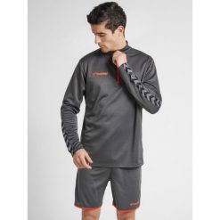 Hummel bluza sportowa na trening hml Authentic Half Zip Sweatshirt. Szare bluzy męskie Hummel, s, bez wzorów, bez kaptura. Za 160.00 zł.