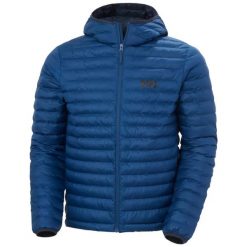 Kurtka z kapturem Helly Hansen Sirdal. Niebieskie kurtki męskie Helly Hansen, xl, bez wzorów, z poliesteru, eleganckie, z kapturem. Za 591.00 zł.