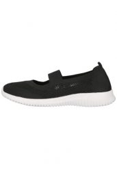 Buty sportowe damskie Endurance Palencia. Czarne obuwie sportowe damskie Endurance, bez wzorów, z materiału, trekkingowe. Za 179.50 zł.