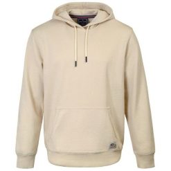 Wygodna Bluza z Kapturem (Kangurka) - Pako Jeans - Jasny Beż. Bluzy męskie Pako Jeans, l, bez wzorów, z bawełny, z kapturem. Za 219.00 zł.