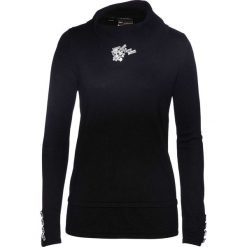 Sweter Premium z kaszmirem bonprix czarny. Czarne swetry damskie bonprix, bez wzorów, z kaszmiru, bez kołnierzyka, bez ramiączek, bez kaptura. Za 99.99 zł.