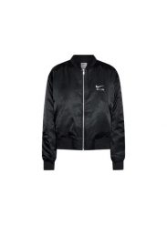 Kurtka damskie Nike Sportswear czarny. Czarne kurtki sportowe damskie Nike, l, bez wzorów, z materiału, bez kaptura, trekkingowe. Za 508.15 zł.