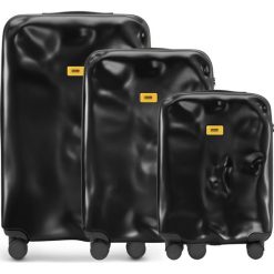 Walizki Icon w zestawie 3 el. matowy czarny. Walizki damskie marki Crash Baggage. Za 2,628.00 zł.
