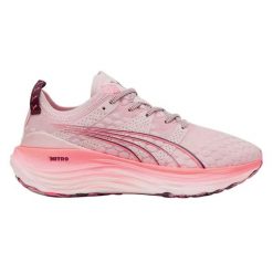 Buty do biegania damskie PUMA ForeverRun Nitro. Czerwone obuwie sportowe damskie Puma, bez wzorów, do biegania. Za 439.99 zł.